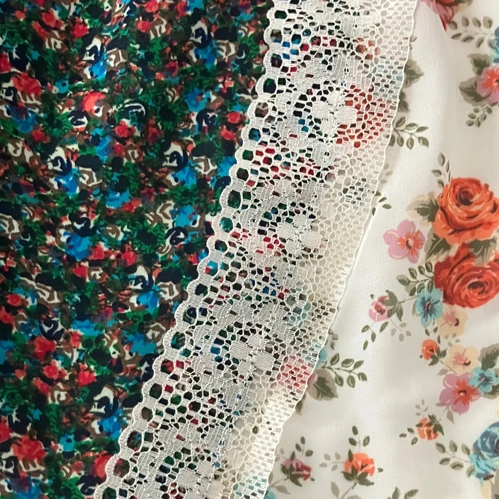 Bonnie Jean Floral Button Dress Size 6X